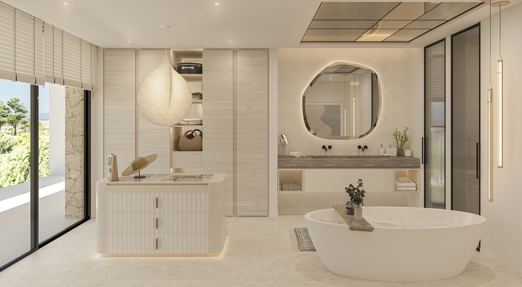 Main Bathroom - view 01 - TypeA - Corallisa - Signature Home Ibiza