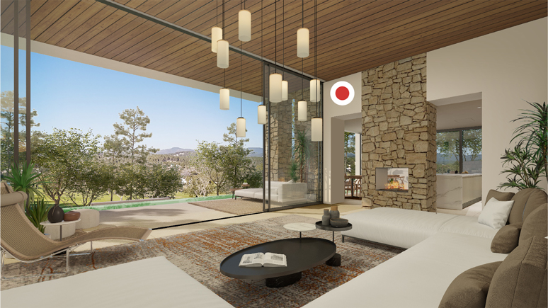 Saloon - view A - TypeD - Corallisa - Signature Home Ibiza