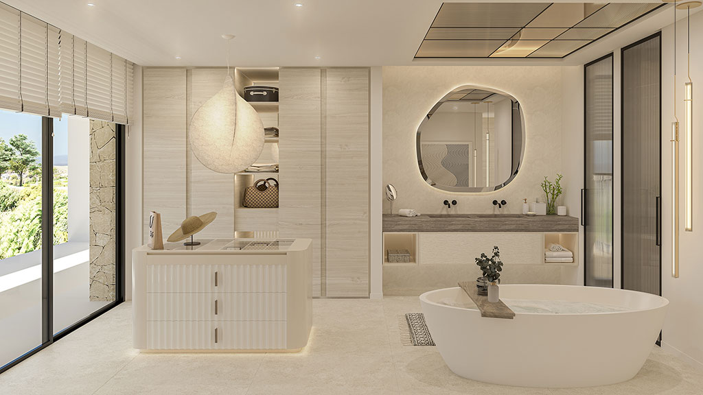 Main Bathroom - view 01 - TypeA - Corallisa - Signature Home Ibiza